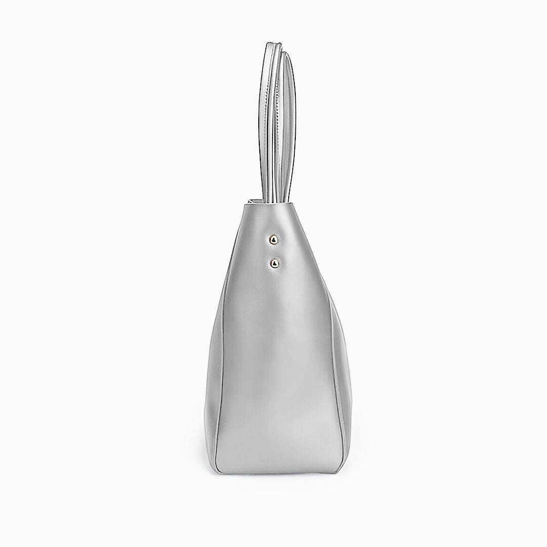 Pia Metallic Tote Bag