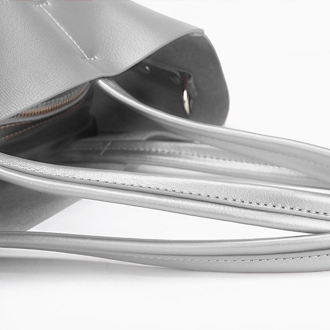 Pia Metallic Tote Bag