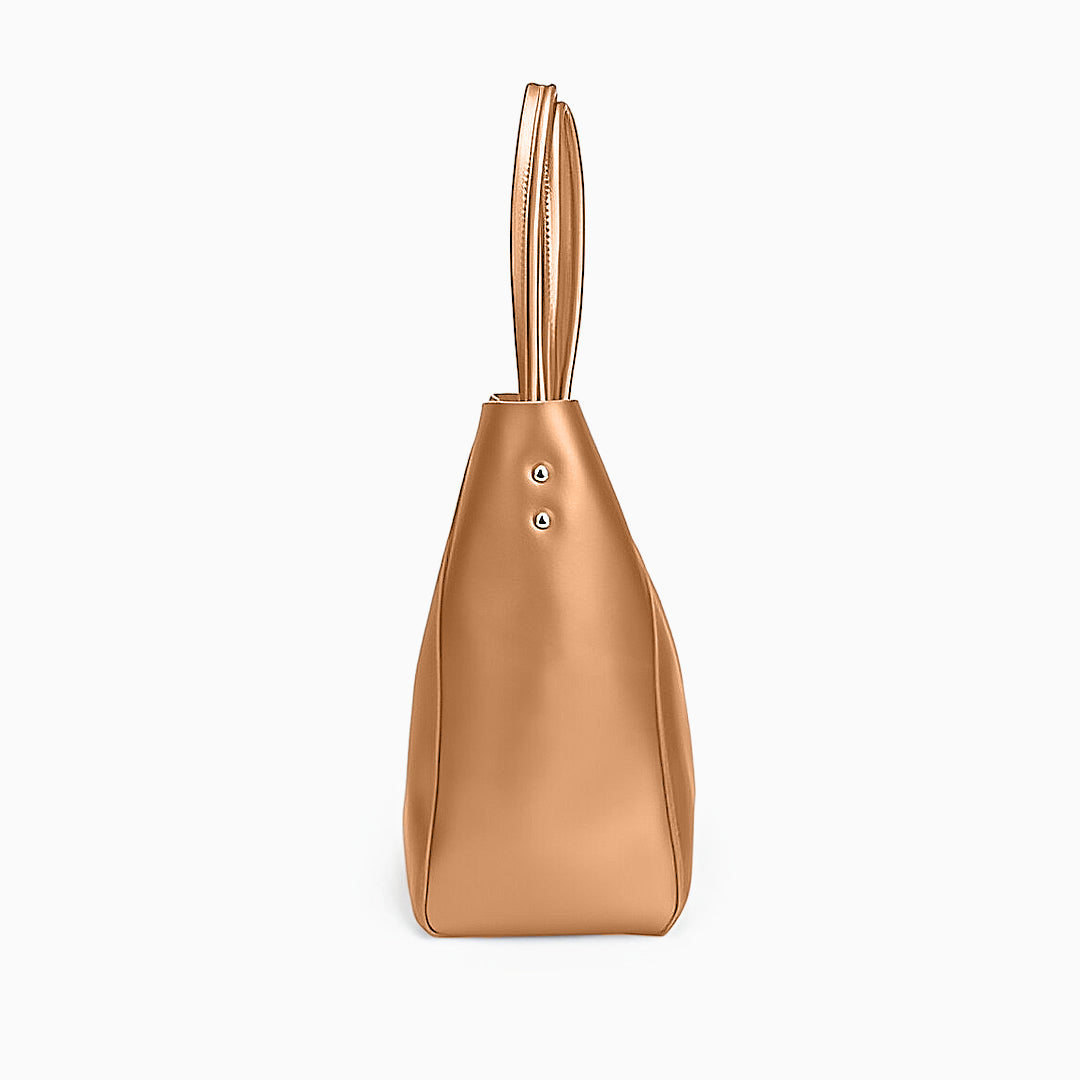 Pia Metallic Tote Bag