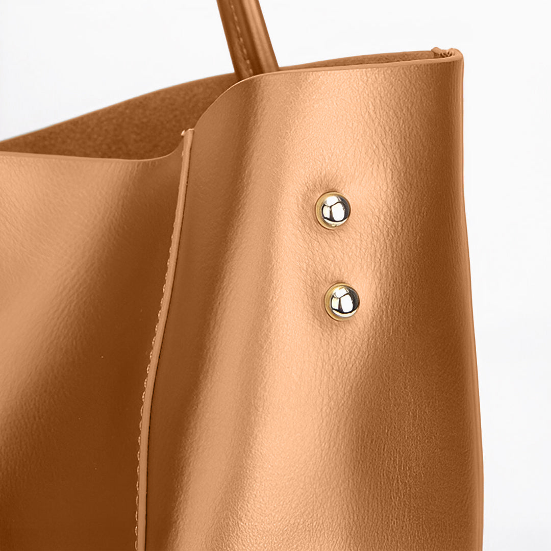 Pia Metallic Tote Bag