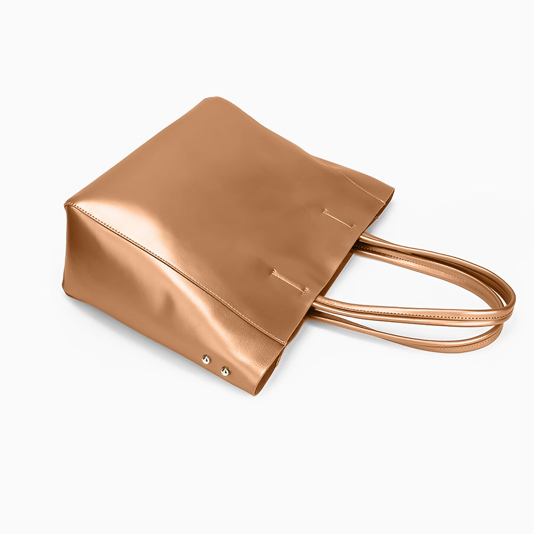 Pia Metallic Tote Bag